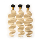 Body Wave Human Hair #1b613 Blonde Bundles (100grams) - AdiraExclusive