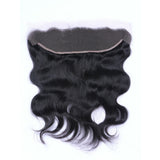 Body Wave 13x4 Virgin Human Hair Natural Black Transparent Frontal - AdiraExclusive