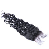 Natural Curly 4x4 Virgin Human Hair Natural Black Transparent Closure - AdiraExclusive