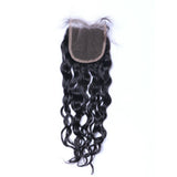 Natural Curly 4x4 Virgin Human Hair Natural Black Transparent Closure - AdiraExclusive