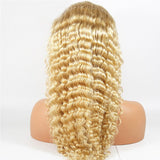 #613 Deep Wave 4x4  Transparent Closure Lace Wig 180% Density - AdiraExclusive