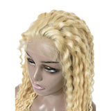 #613 Deep Wave 4x4  Transparent Closure Lace Wig 180% Density - AdiraExclusive