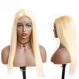 #613 Straight 4x4  Transparent Closure Lace Wig 180% Density - AdiraExclusive