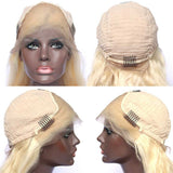 #613 Body Wave 13x4  Transparent Frontal Lace Wig 180% Density - AdiraExclusive