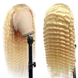 #613 Deep Wave 13x4  Transparent Frontal Lace Wig 180% Density - AdiraExclusive