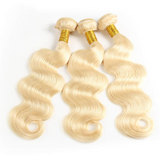 Body Wave Human Virgin Hair #613 Blonde 3 Bundles Deal - AdiraExclusive