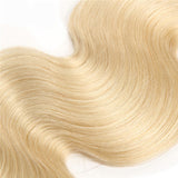 #613 Body Wave 13x4 Human Hair Blonde Transparent Frontal - AdiraExclusive