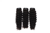 Italy Curly Virgin Human Hair Natural Black Bundles (100 grams) - AdiraExclusive