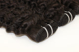 Italy Curly Virgin Human Hair Natural Black Bundles (100 grams) - AdiraExclusive