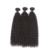 Kinky Curly Virgin Human Hair Natural Black Bundles (100 grams) - AdiraExclusive