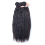 Kinky Straight Virgin Human Hair Natural Black Bundles (100 grams) - AdiraExclusive