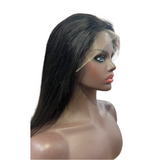 Straight HD Full Frontal 13*4 Lace Wig Natural Black - AdiraExclusive