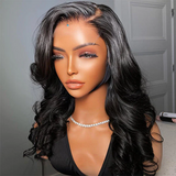 Glueless loose body wave 5x5 closure lace HD wig