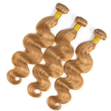 #27 luxury human hair body wave bundle