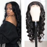 5x5 closure body wave wig