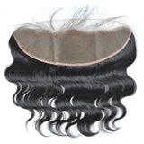 3 Bundle Deals With 13*4 Transparent Frontal Body Wave Virgin Human Hair Natural Black - AdiraExclusive