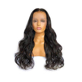 Body Wave HD Full Frontal 13*4 Lace Wig Natural Black - AdiraExclusive