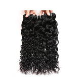 3 Bundle Deals With 13*4 Transparent Frontal Italy Curly Virgin Human Hair Natural Black - AdiraExclusive