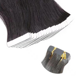 Natural Curly Virgin Human Hair  Tape In Natural Black (20pcs/50grams) - AdiraExclusive