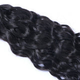 3 Bundle Deals With 4*4 Transparent Closure Natural Curly Virgin Human Hair Natural Black - AdiraExclusive