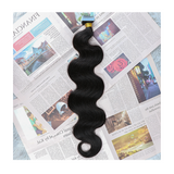 Body Wave Virgin Human Hair Tape In Natural Black  (20pcs/50grams) - AdiraExclusive