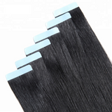 Straight Virgin Human Hair  Tape In Natural Black (20pcs/50grams) - AdiraExclusive