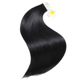 Straight Virgin Human Hair  Tape In Natural Black (20pcs/50grams) - AdiraExclusive