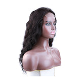 180% Density Body Wave 4x4 Transparent Closure Lace Wig Natural Black - AdiraExclusive